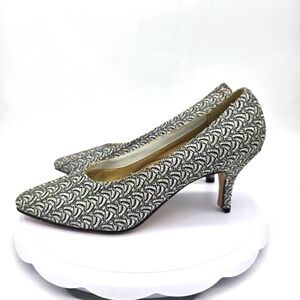 L.Chase Shoes Women's 9.5M Sparkle Dress Heels Pumps Vintage